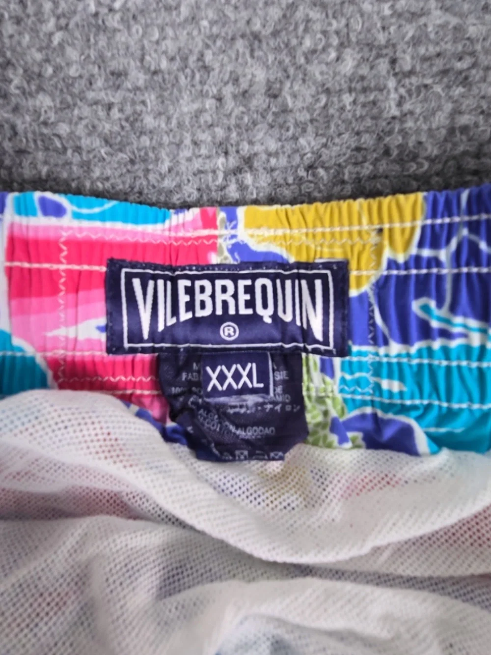 Vilebrequin Moorea Elephant Baobab Tree Swim Trunks 3XL XXXL Luxury Blue